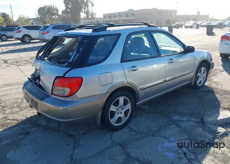 2003 Subaru Impreza Outback Sport из США, поврежденный, VIN JF1GG68503G806161